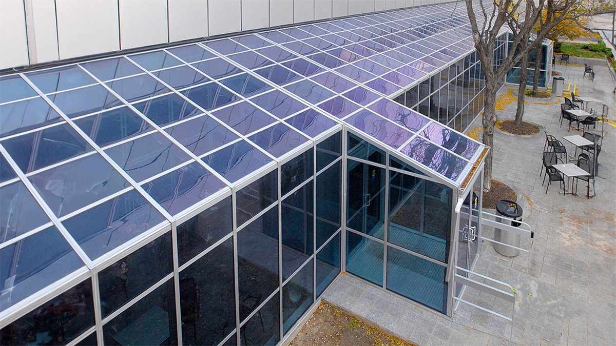 solarium Glazed structure for Boling AFB Virginia