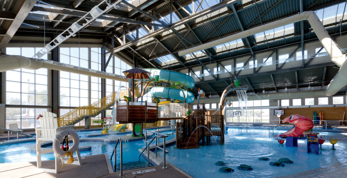 Salvation Army Kroc Unit skylights at Kroc Center