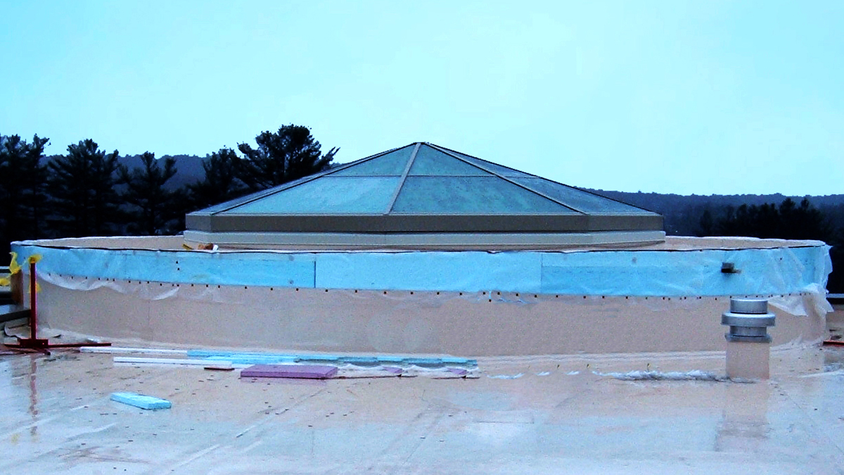 Bangor savings bank Custom octagon skylight