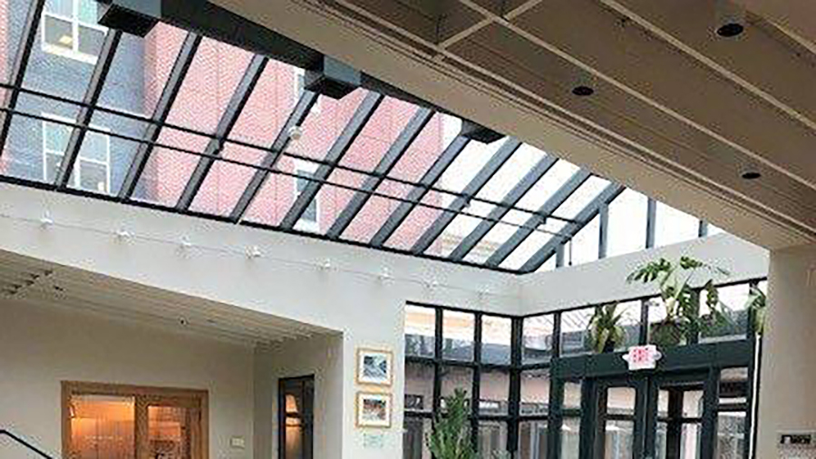 sky roof at Delaware Horticulture Center