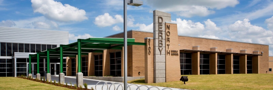 Derby North Middle School canopy Canopies & Awnings at middle school