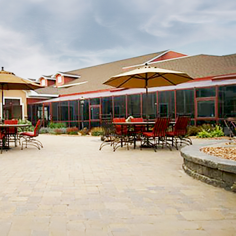 Event Center solarium D'events courtyard