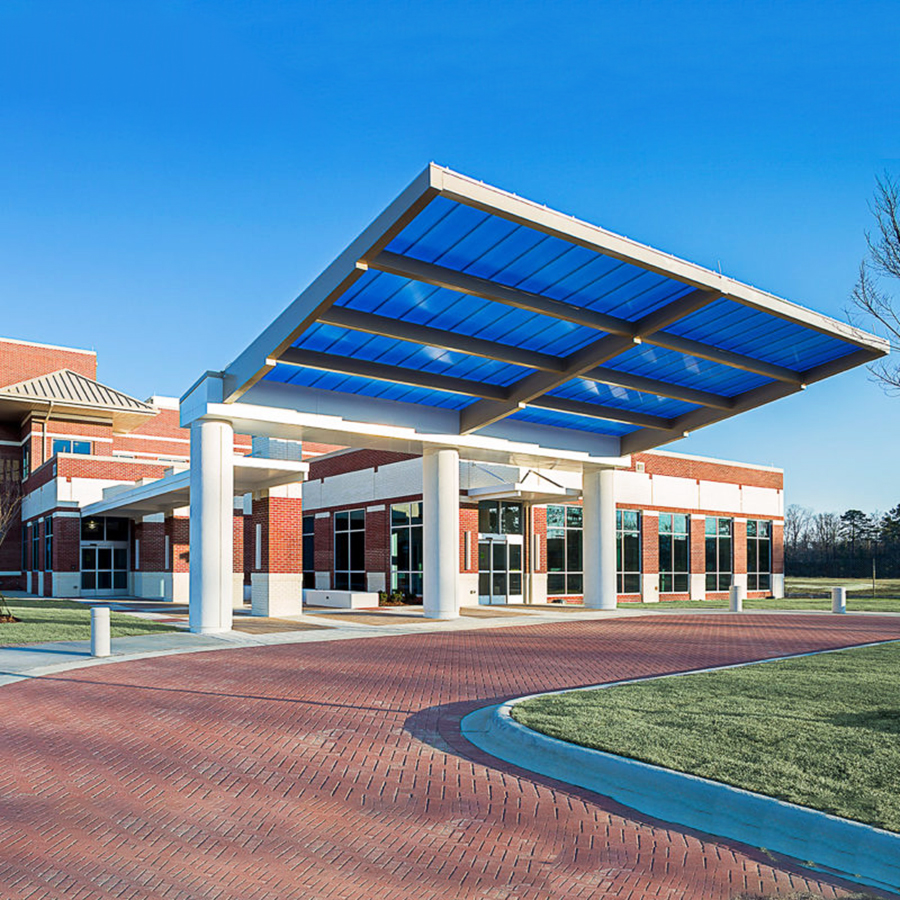 Polycarbonate Canopy Hoke County Pavilion
