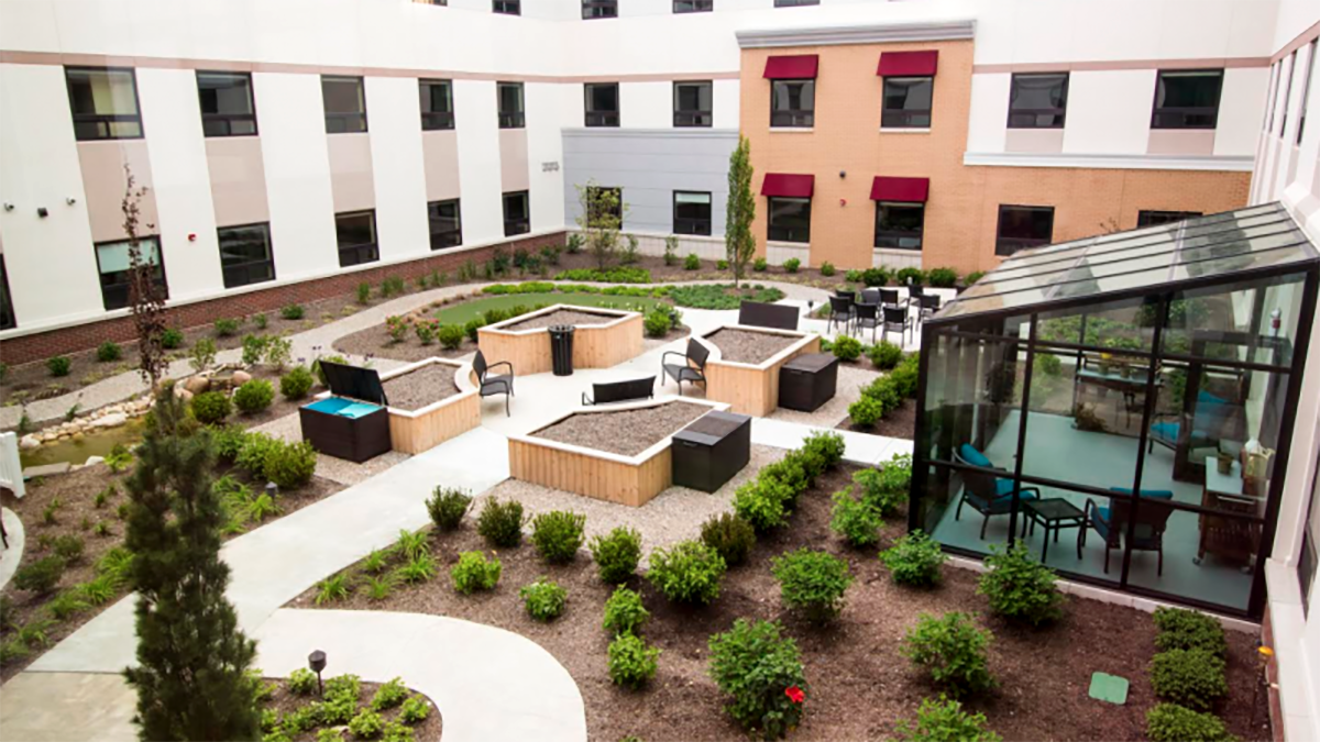 solariums for seniors First & Main senior living centers
