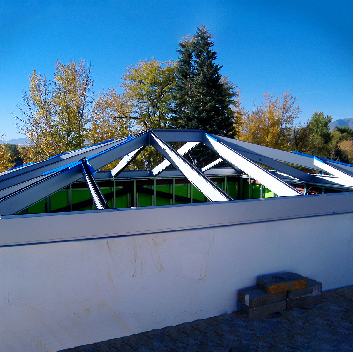 low profile ridge skylight Aluminum skylight frame