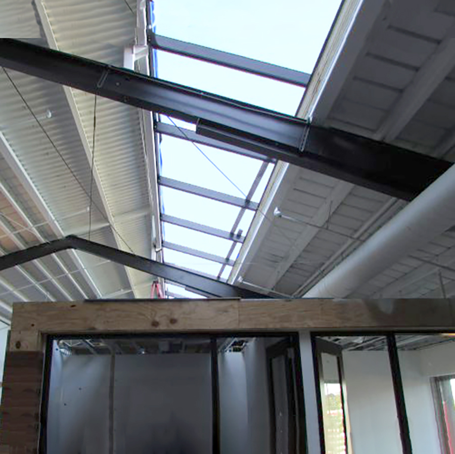 skylight Commercial single slope skylight