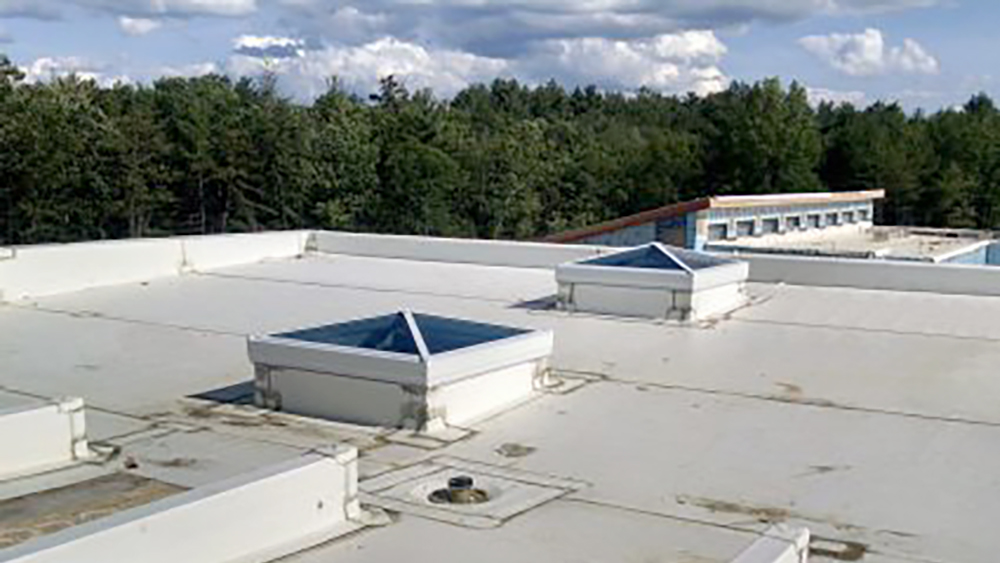 unit skylights Nat'l Guard pyramid skylights
