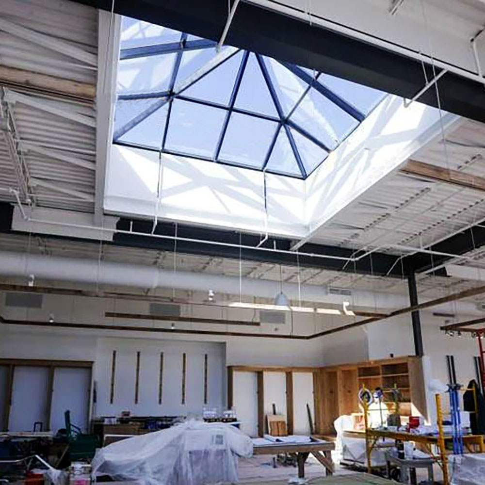 Pottery Barn Pyramid skylight Pyramid skylight