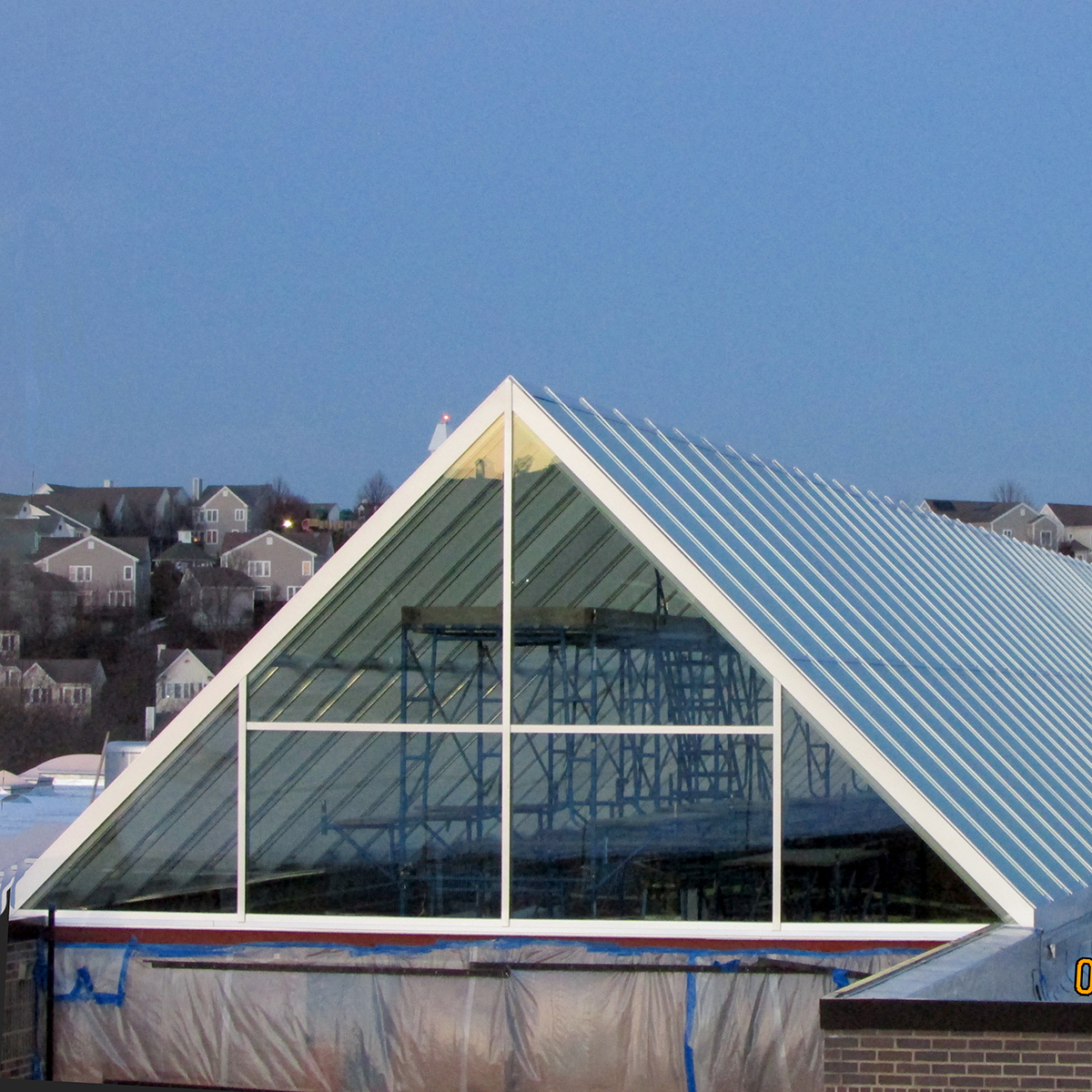 Ridge skylight skylight at state university of New York Purchase