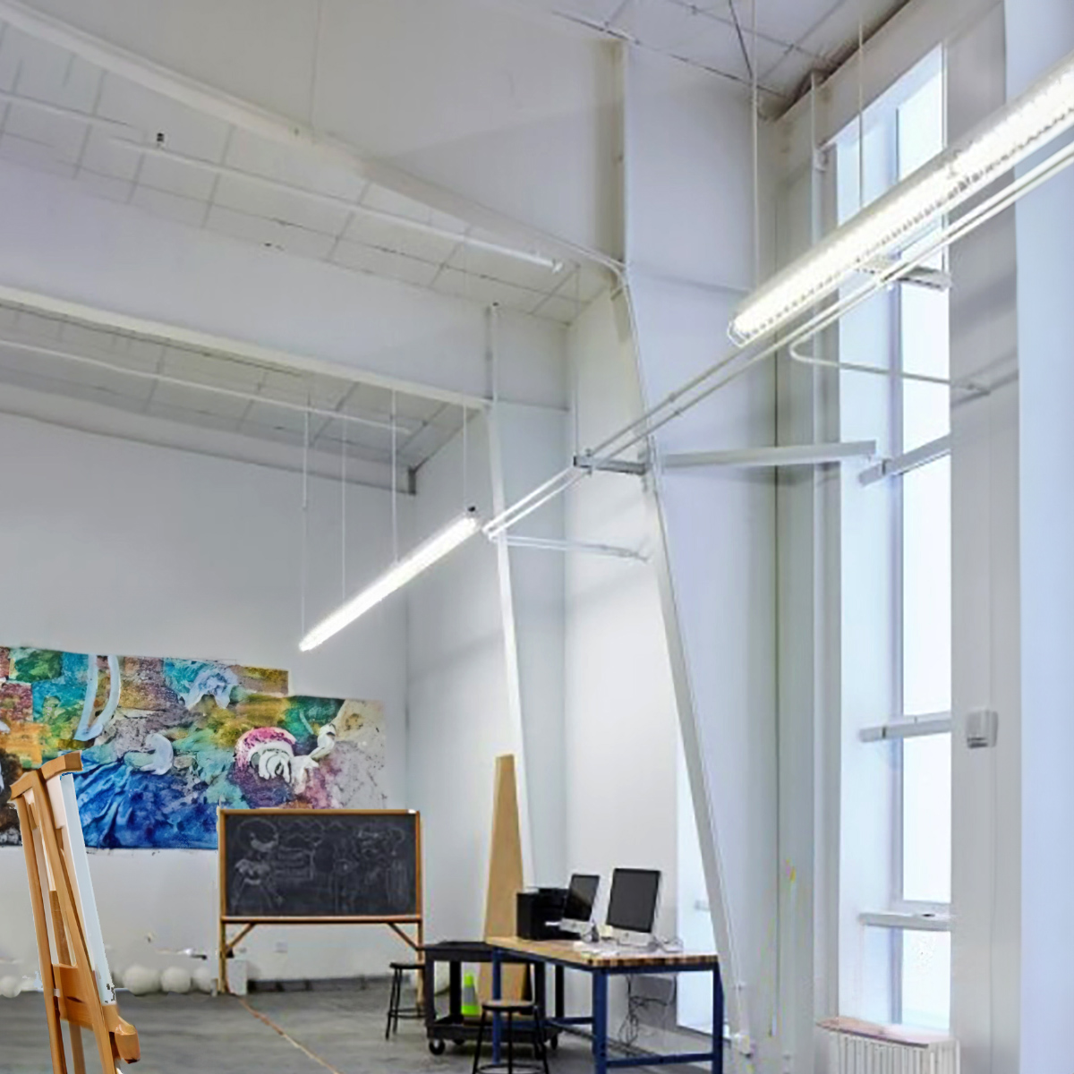 diffused light University of Arkansas polycarbonate walls